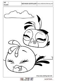 angry-birds-stella boyama sayfaları